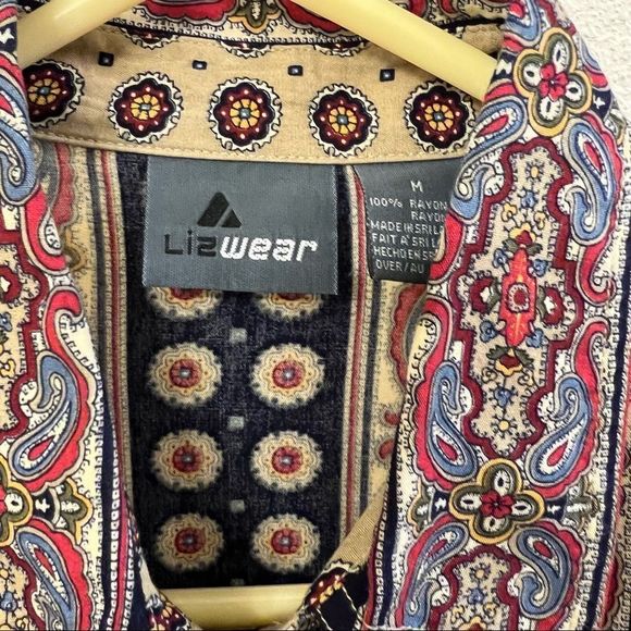 Patterned Long Sleeve Blouse - Picture 5 of 5